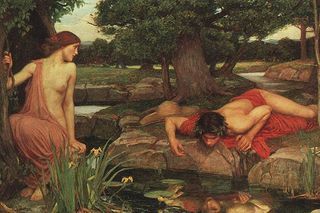 Echo and Narcissus by John William Waterhouse. 1903.