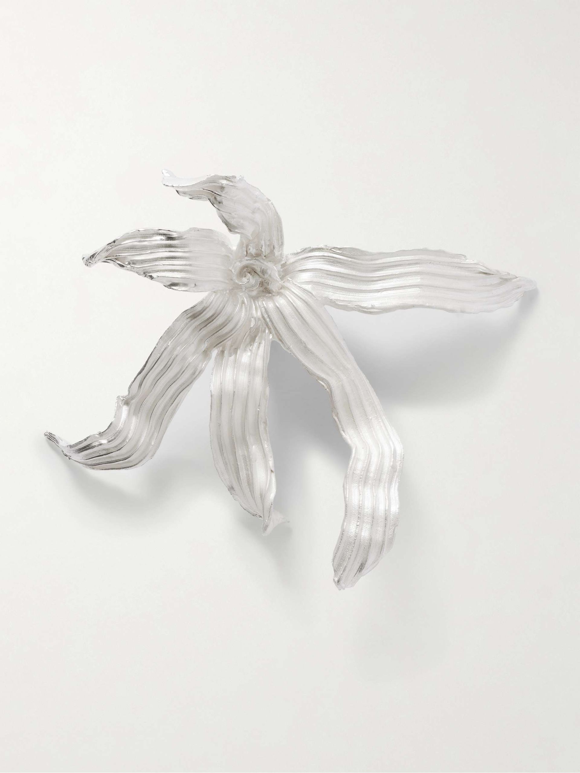 Silver-Plated Brooch