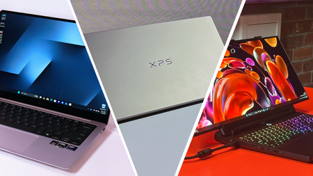 Photos of the laptops at CES 2026 taken by TechRadar