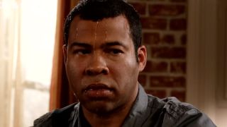 Jordan Peele sweating a lot on Key and Peele