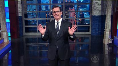 Stephen Colbert looks at anti-Semitism at Trump rally