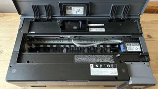 Epson EcoTank ET-14100 A3 printer undergoing our testing process