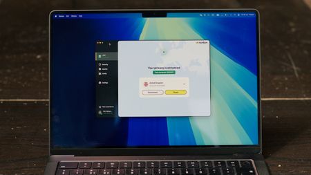 Norton VPN running on a Macbook Pro