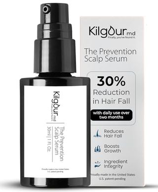 The Prevention Scalp Serum by Kilgourmd - Science-Forward, Natural Approach to Hair Thinning, Scalp Anti-Ageing Serum, Dermatologist-Developed, 30ml