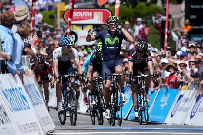 JJ Lobato (Movistar) had plenty of time to celebrate