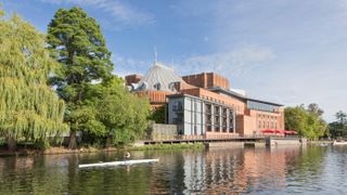 The Royal Shakespeare Theatre on the River Avon in Stratford upon Avon