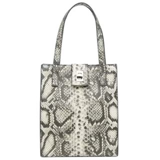 Whistles Eben Snake Mini Turn Lock Tote