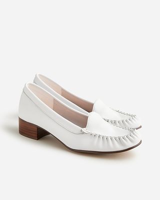 Maryam Nassir Zadeh X J.crew Loafer Heels in Leather