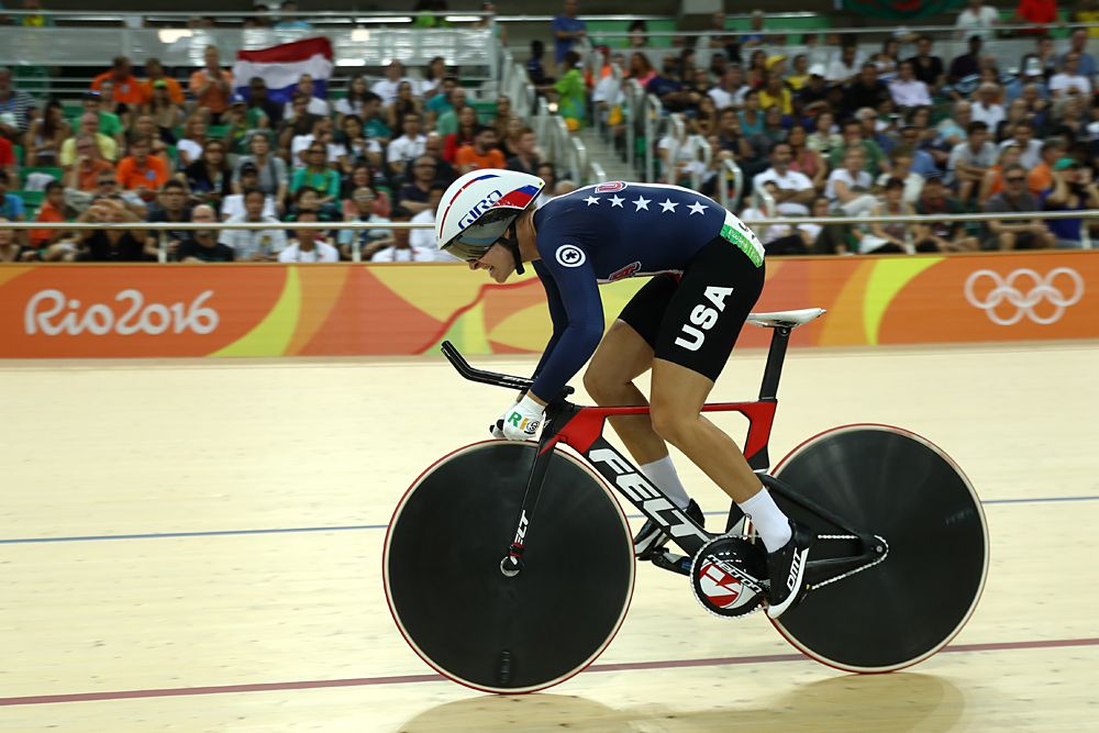Sarah Hammer (USA) in the Omnium time trial