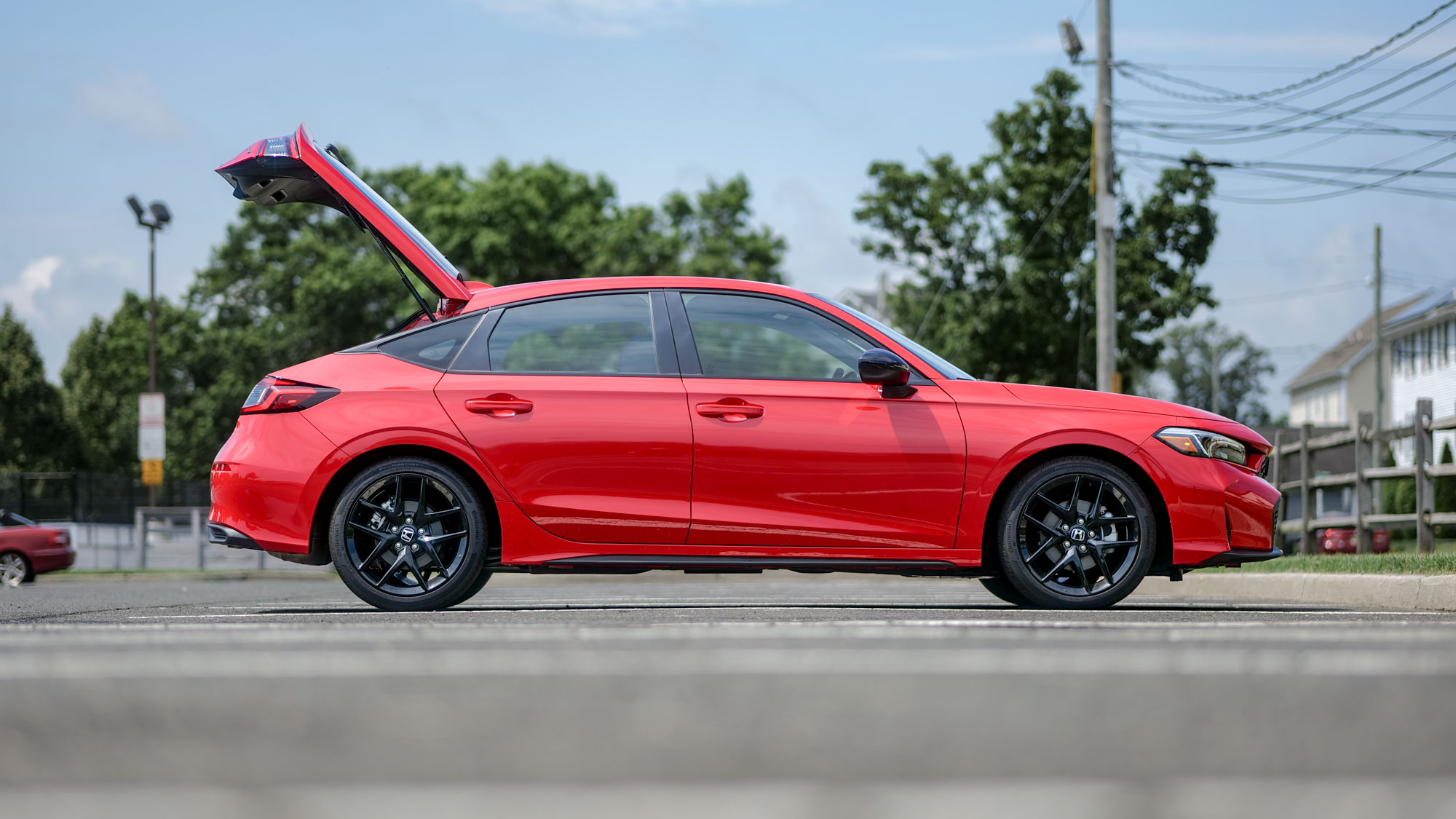 2025 Honda Civic Sport Hatchback Hybrid test drive.