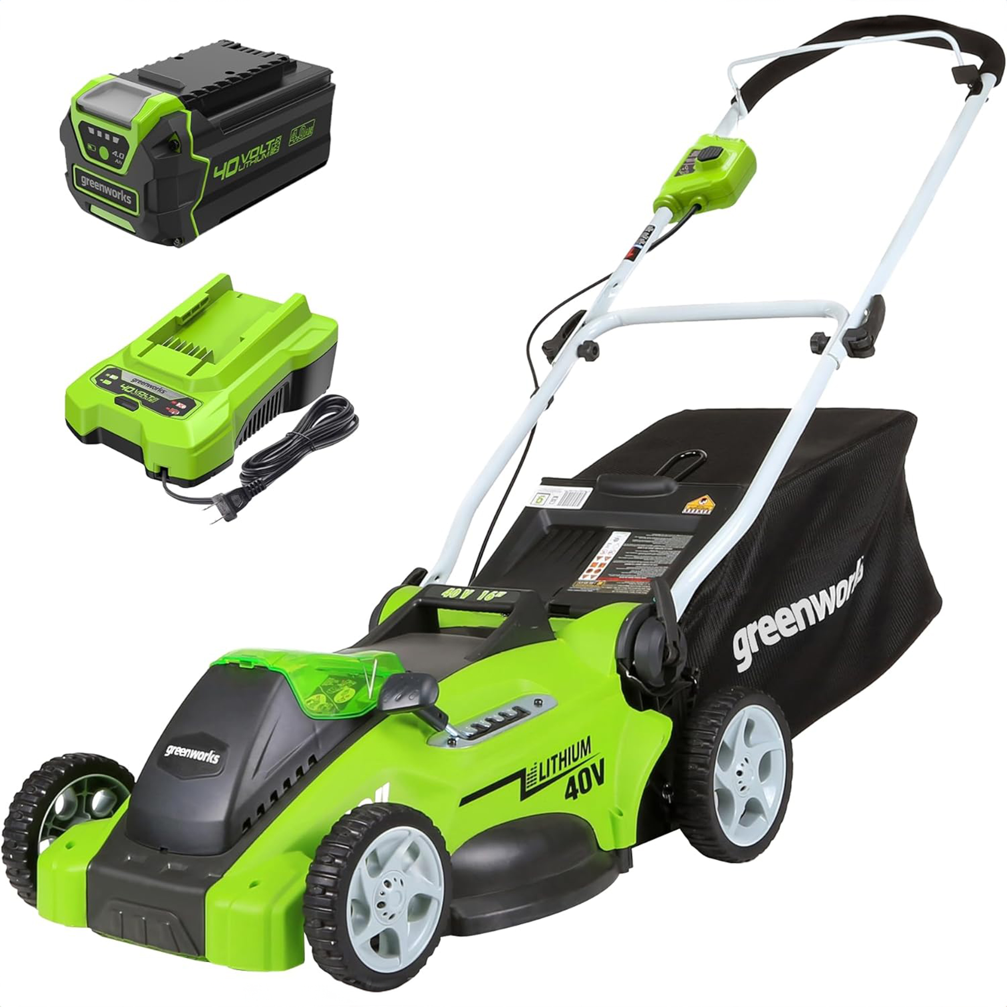 Greenworks 40V 16" Cordless Lawn Mower