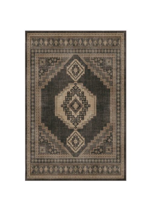 Rayne Charcoal & Tan Rug