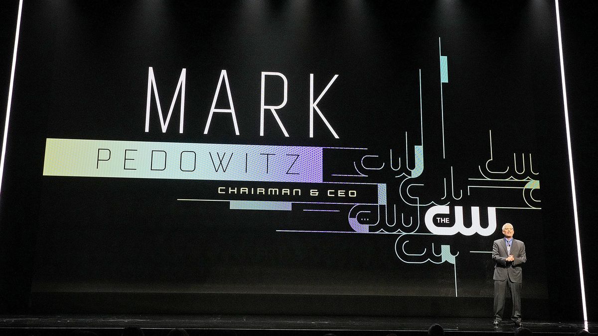 Mark Pedowitz, chairman and CEO of The CW Network speaks onstage during The CW Network&#039;s 2022 Upfront Presentation at New York City Center on May 19, 2022 in New York City.