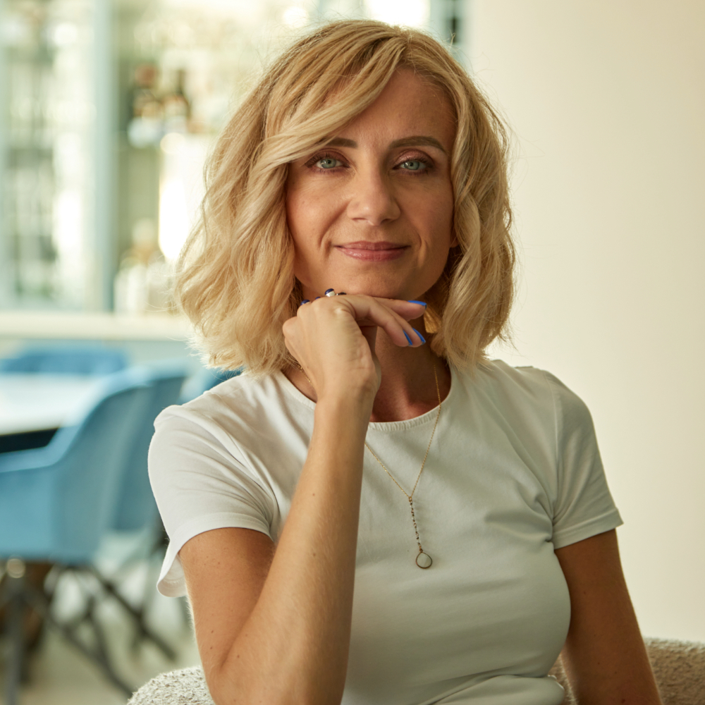 Headshot of Katie Malik, interior designer
