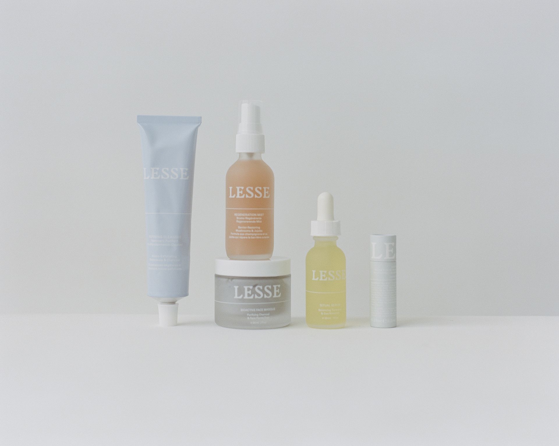 Lesse organic skincare, founded by Neada Deters