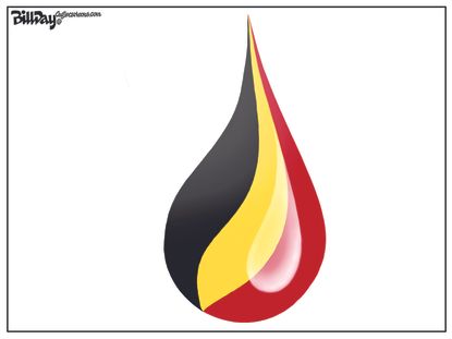 Editorial Cartoon U.S. Brussels Terrorist Attacks 2016