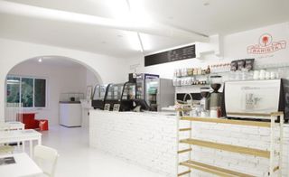 Modern coffee shop
