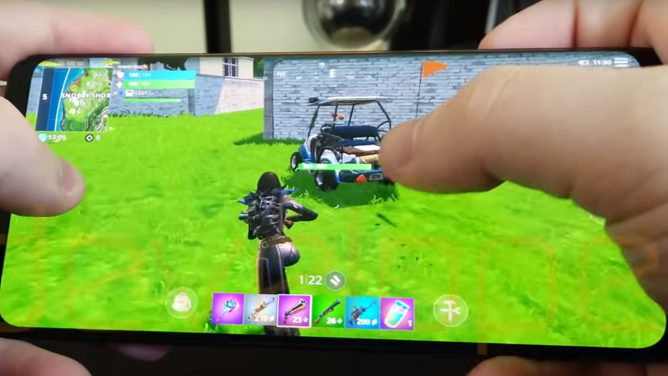 samsung note 9 fortnite