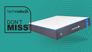 Nectar mattress with a 'Don't miss' graphic