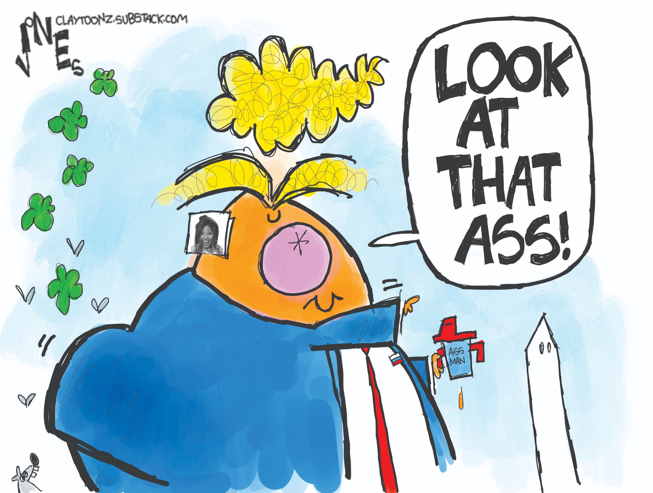 Political cartoon