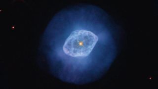 What is space? In this image you can see the planetary nebula NGC 6891 glows in this Hubble Space Telescope image.
