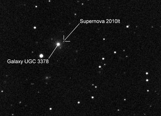A ten-year-old amateur astronomer became the youngest person to have ever discovered a supernova, after detecting a stellar explosion in the galaxy UGC 3378 within the constellation of Camelopardalis.