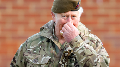 The Prince Of Wales Presents Campaign Medals To The 1st Battalion Welsh Guards