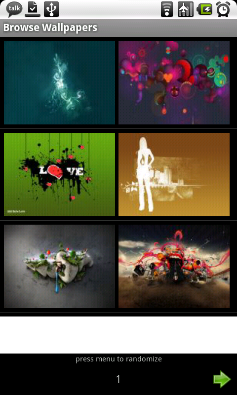 Browsing Wallpapers