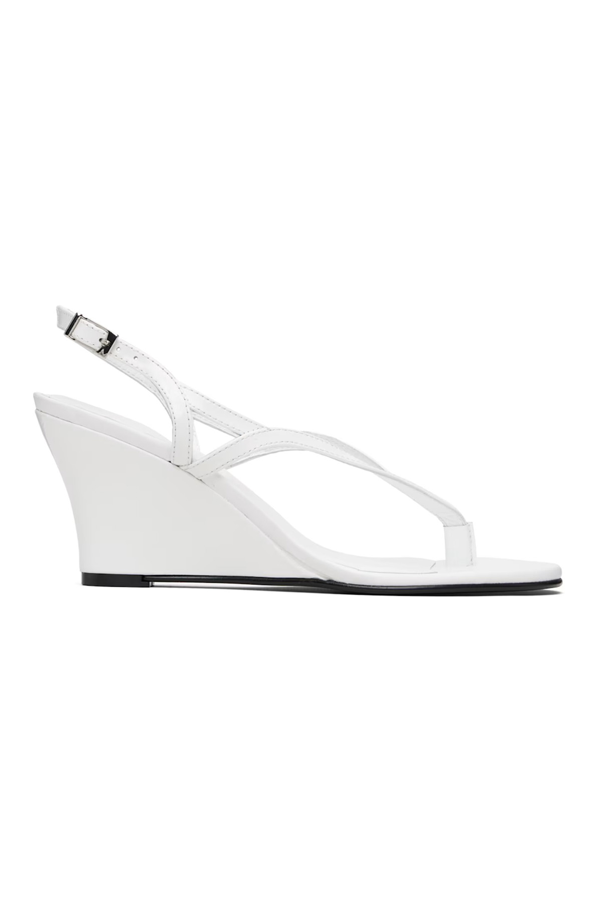 Gimaguas White Wedge Heeled Sandals