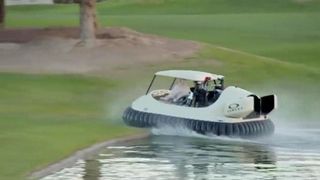 Hovercraft golf cart.
