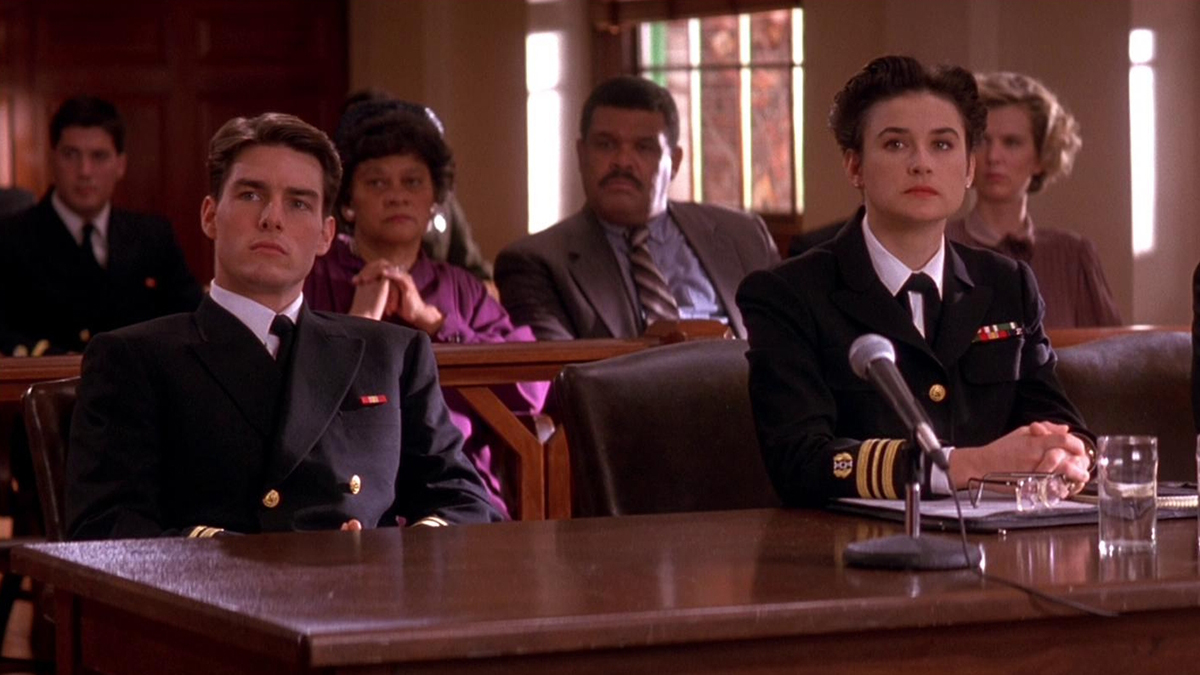 Tom Cruise and Demi Moore in A Few Good Men
