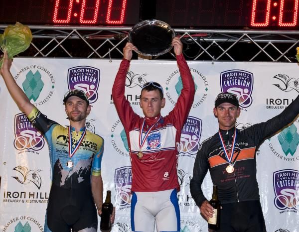 Benjamin Zamacki, Joseph Schmalz and Bobby Lea after the race.