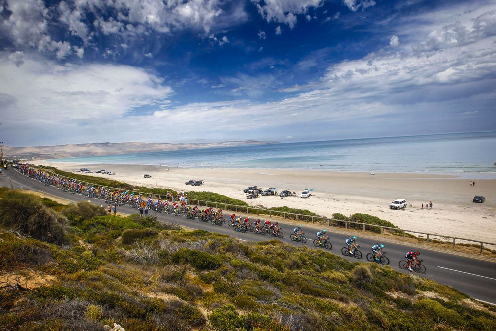 The riders had little time to enjoy the view