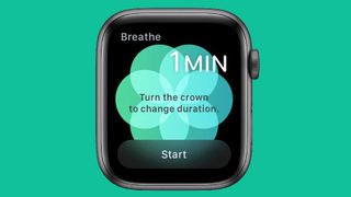 Apple Watch breathe app face