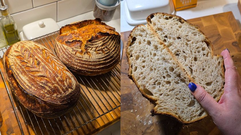 Homemade sourdough loaf