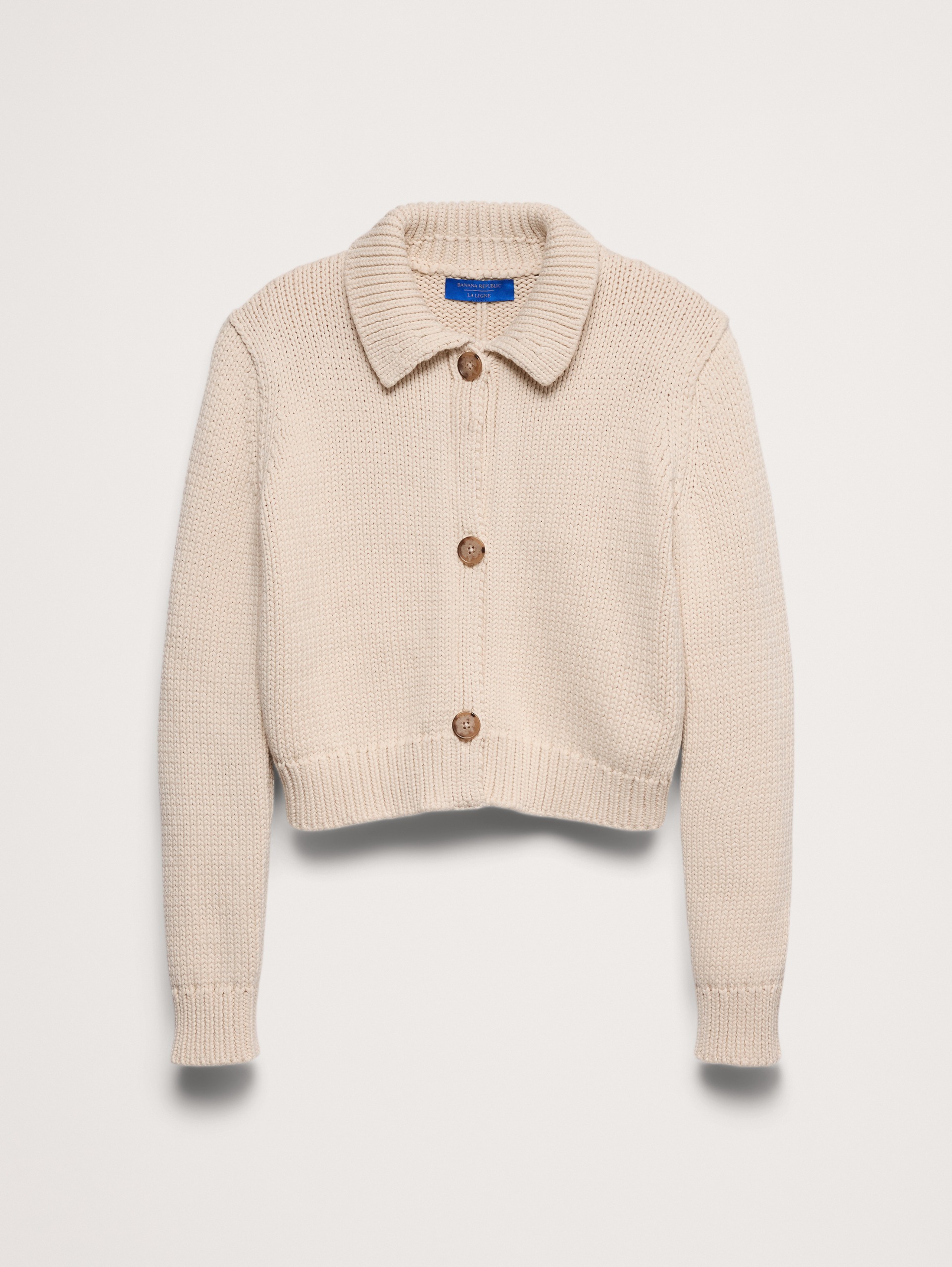 Banana Republic X La Ligne, The Cropped Cotton Cardigan