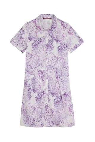 Comptoir lilac print dress, £42.50