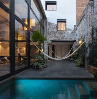 Patio and pool