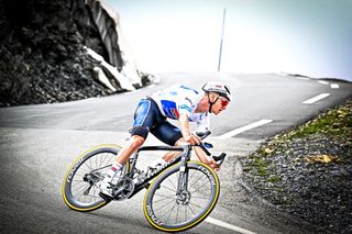 2024 Tour de France stage 4: Remco Evenepoel descends off the Galibier
