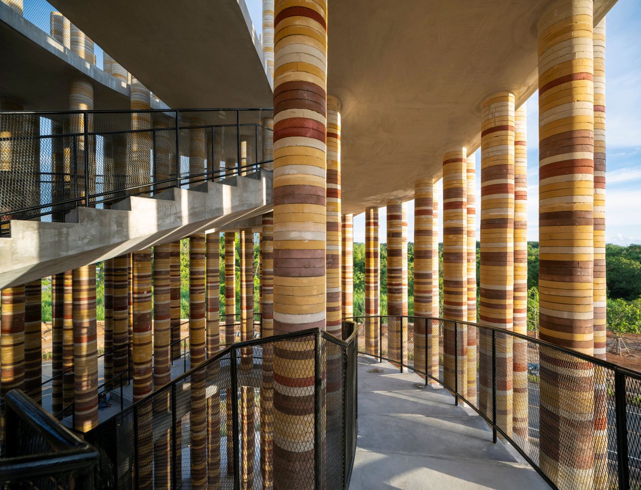 A Thai tower is made from one unexpected material – elephant dung