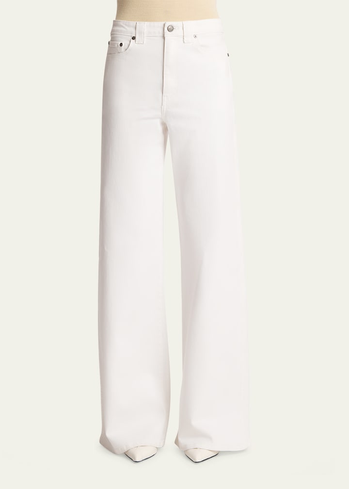 Dane Mid-Rise Wide-Leg Jeans