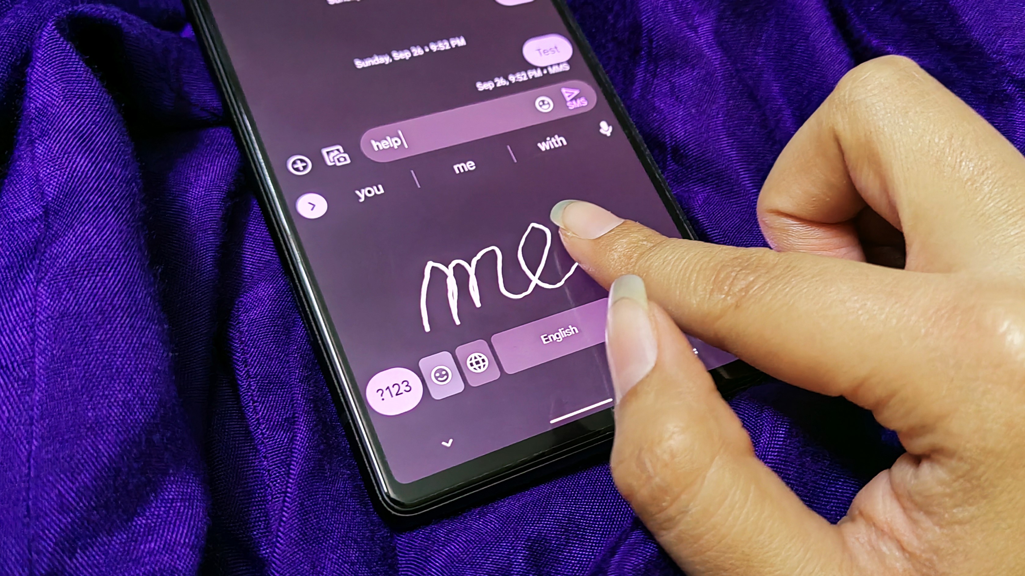 samsung handwriting input