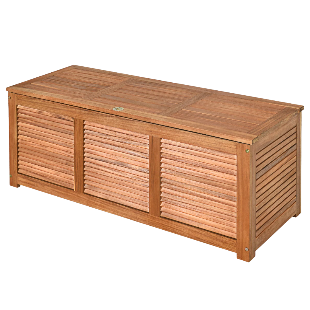 Costway 47 Gallons Acacia Wood Deck Box &amp;amp; Reviews | Wayfair
