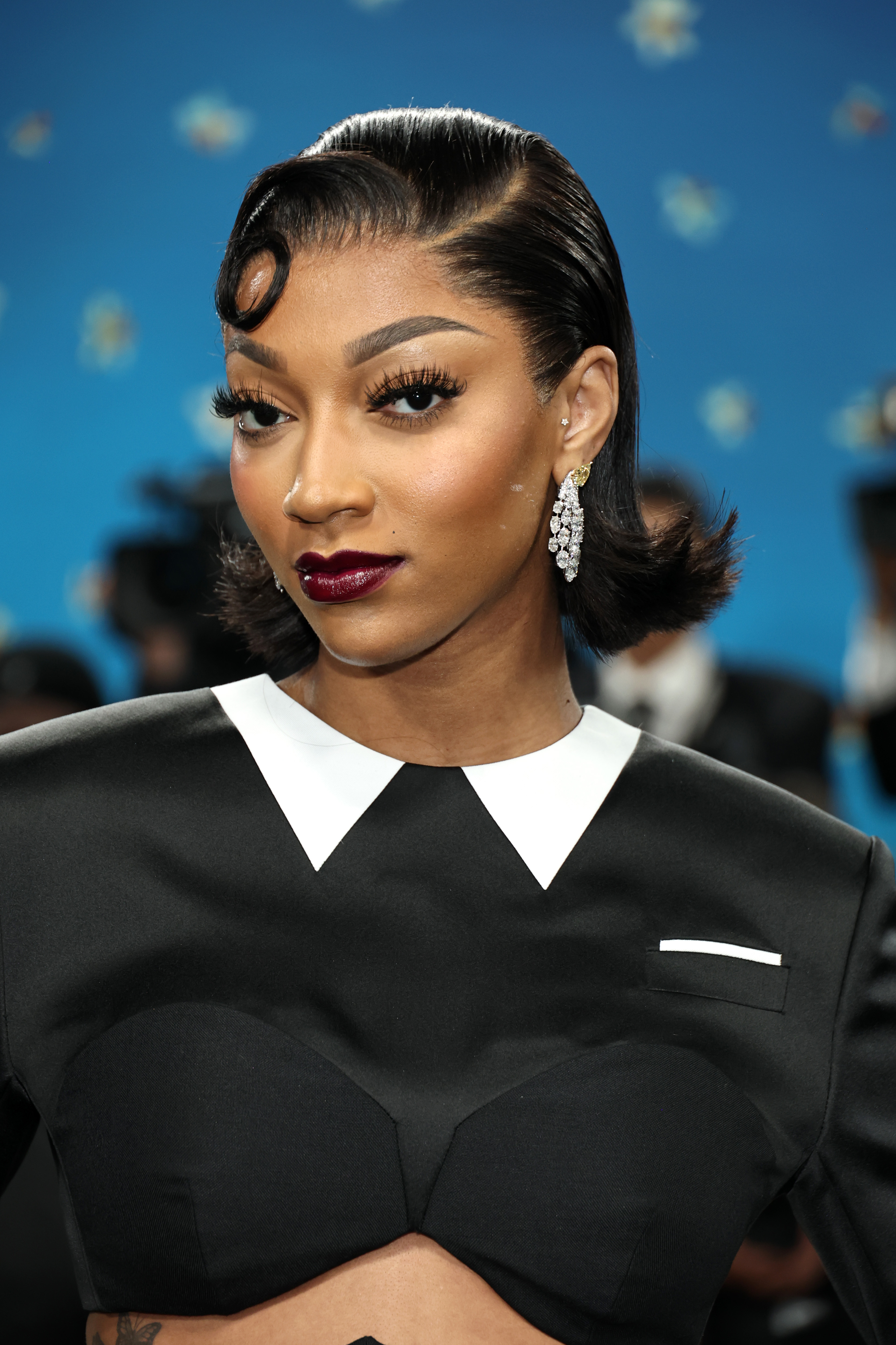Angel Reese attends the 2025 Met Gala Celebrating "Superfine: Tailoring Black Style" at Metropolitan Museum of Art on May 05, 2025 in New York City.