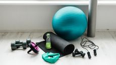 Best home gym equipment laid out