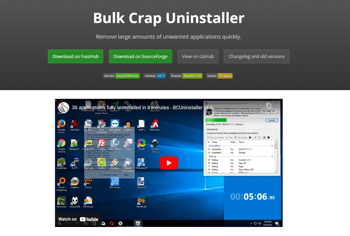 Bulk Crap Uninstaller Review