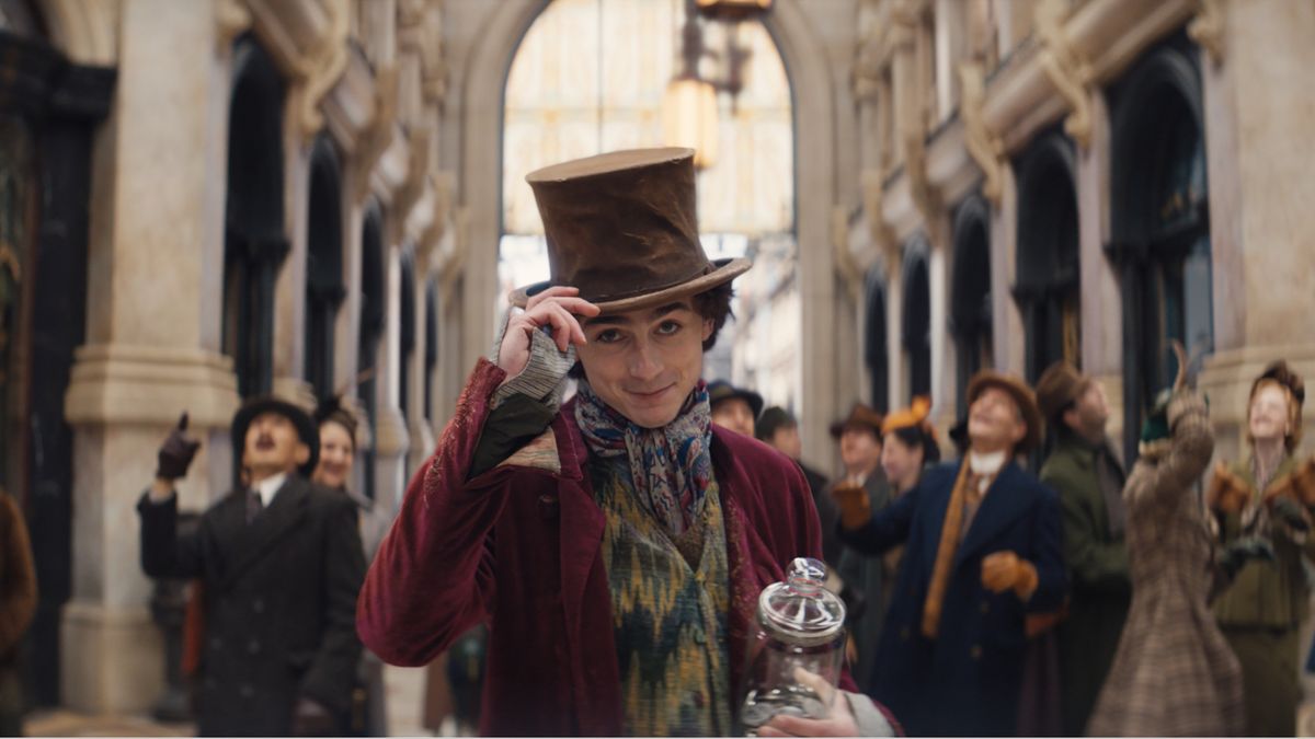 Timothée Chalamet in Wonka