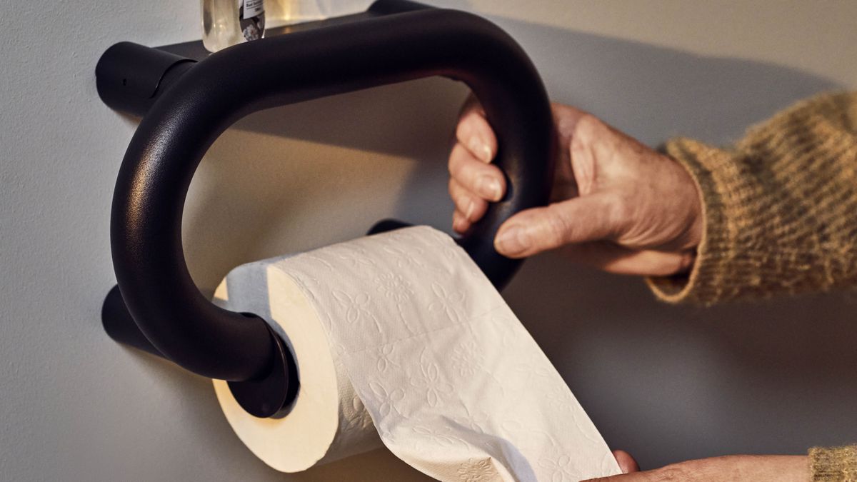 IKEA BASINGEN toilet roll holder