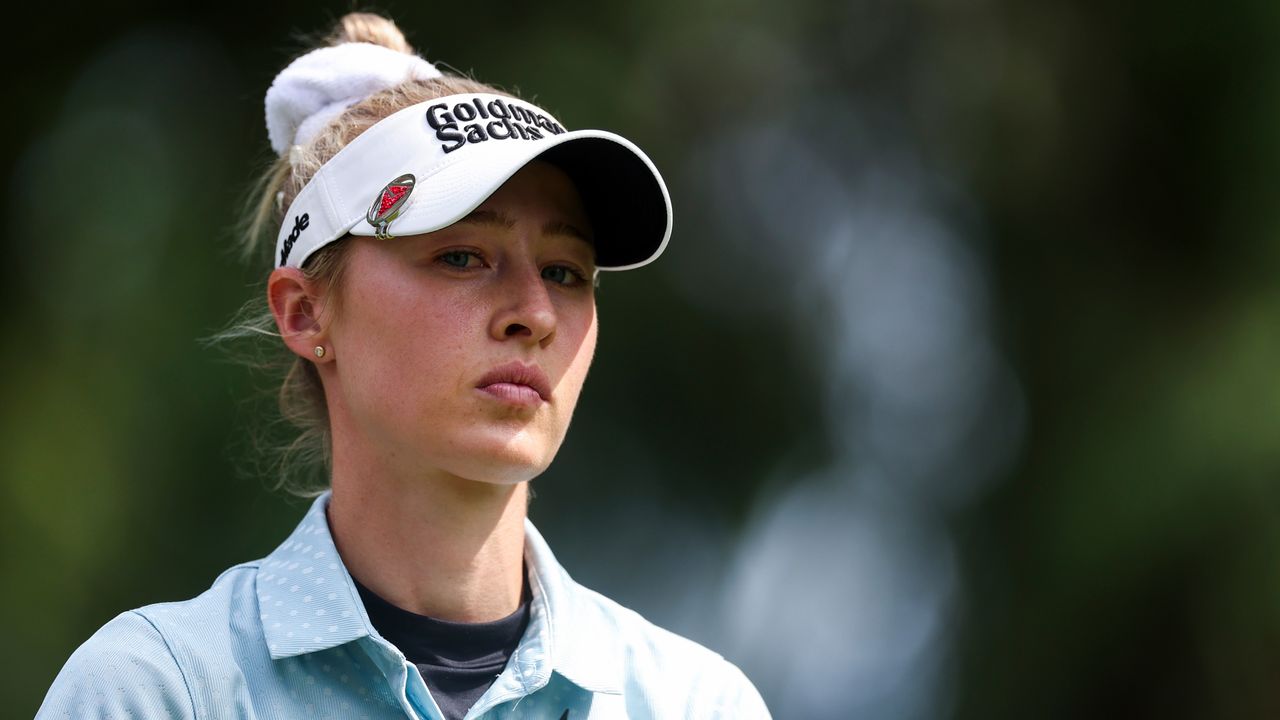 Nelly Korda looks on during the KPMG Women&#039;s PGA Championship