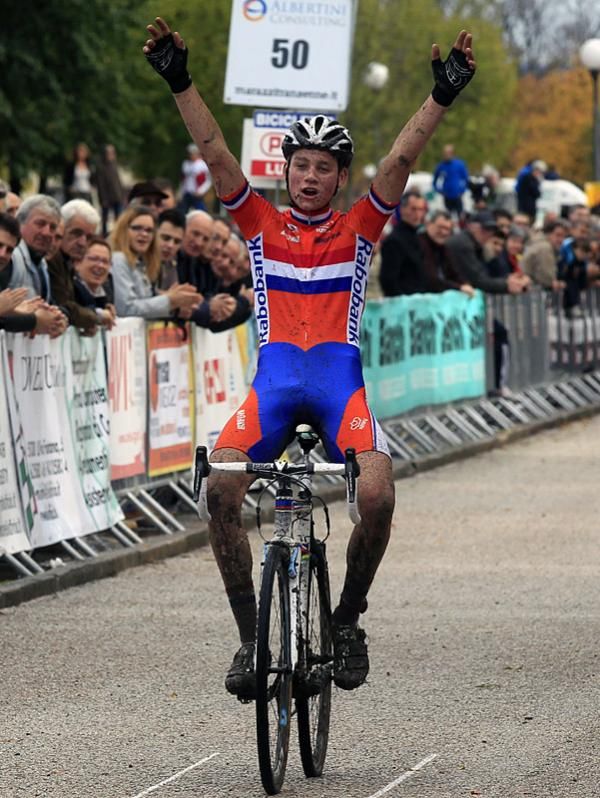 Mathieu Van der Poel (Netherlands) adds another victory to his palmares, this time the European Cyclo-cross Championships.